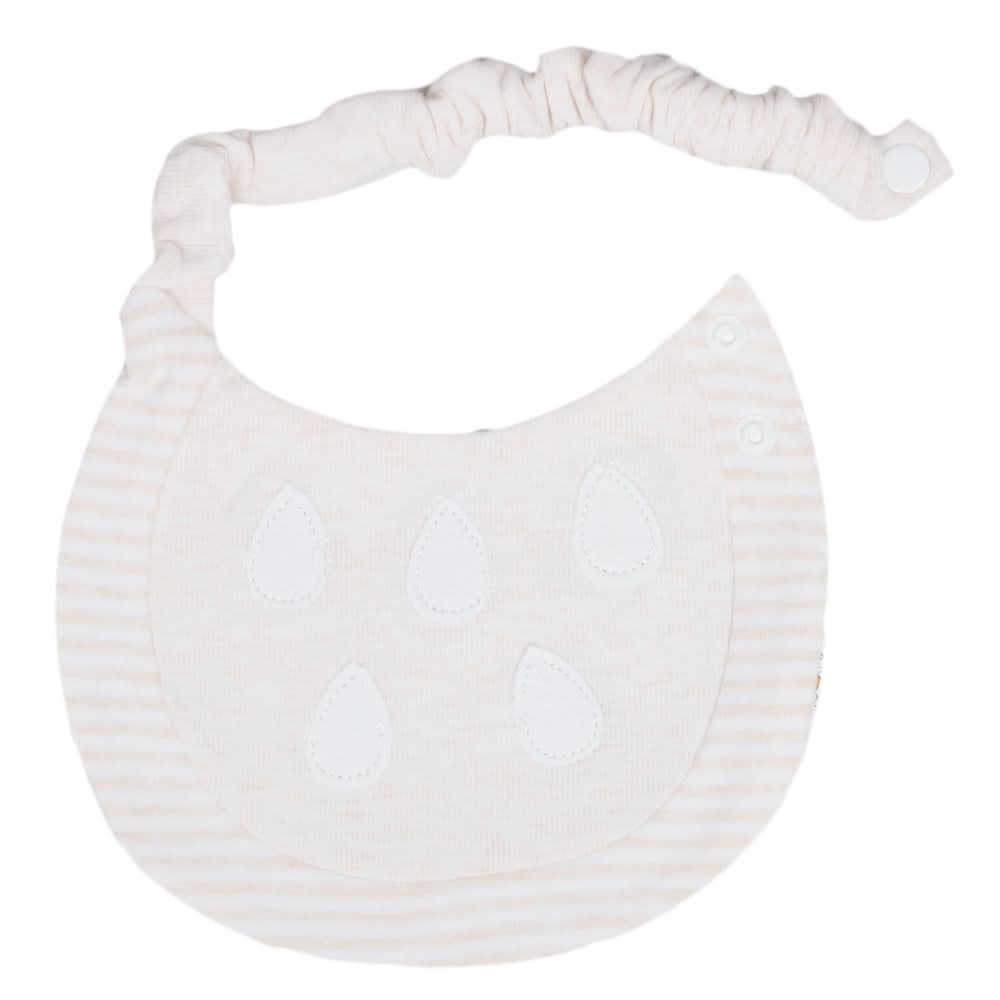 Newborn Cartoon Bib - Beige, Kids, Bibs, Chase Value, Chase Value