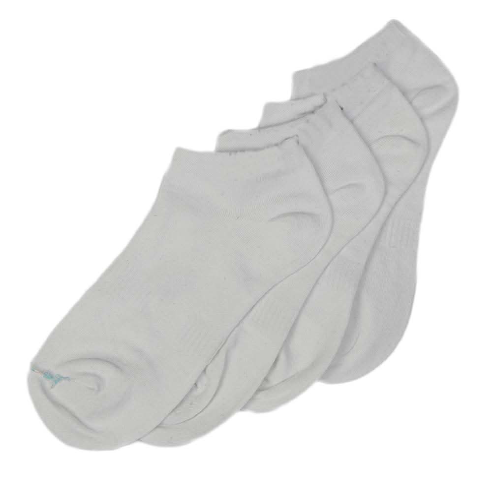 Men's Ankle Socks Pack Of 2 - White, Men, Mens Socks, Chase Value, Chase Value