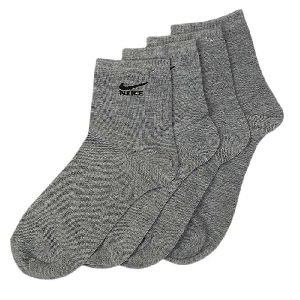 Men's Long Ankle Socks Pack Of 2 - Light Grey, Men, Mens Socks, Chase Value, Chase Value