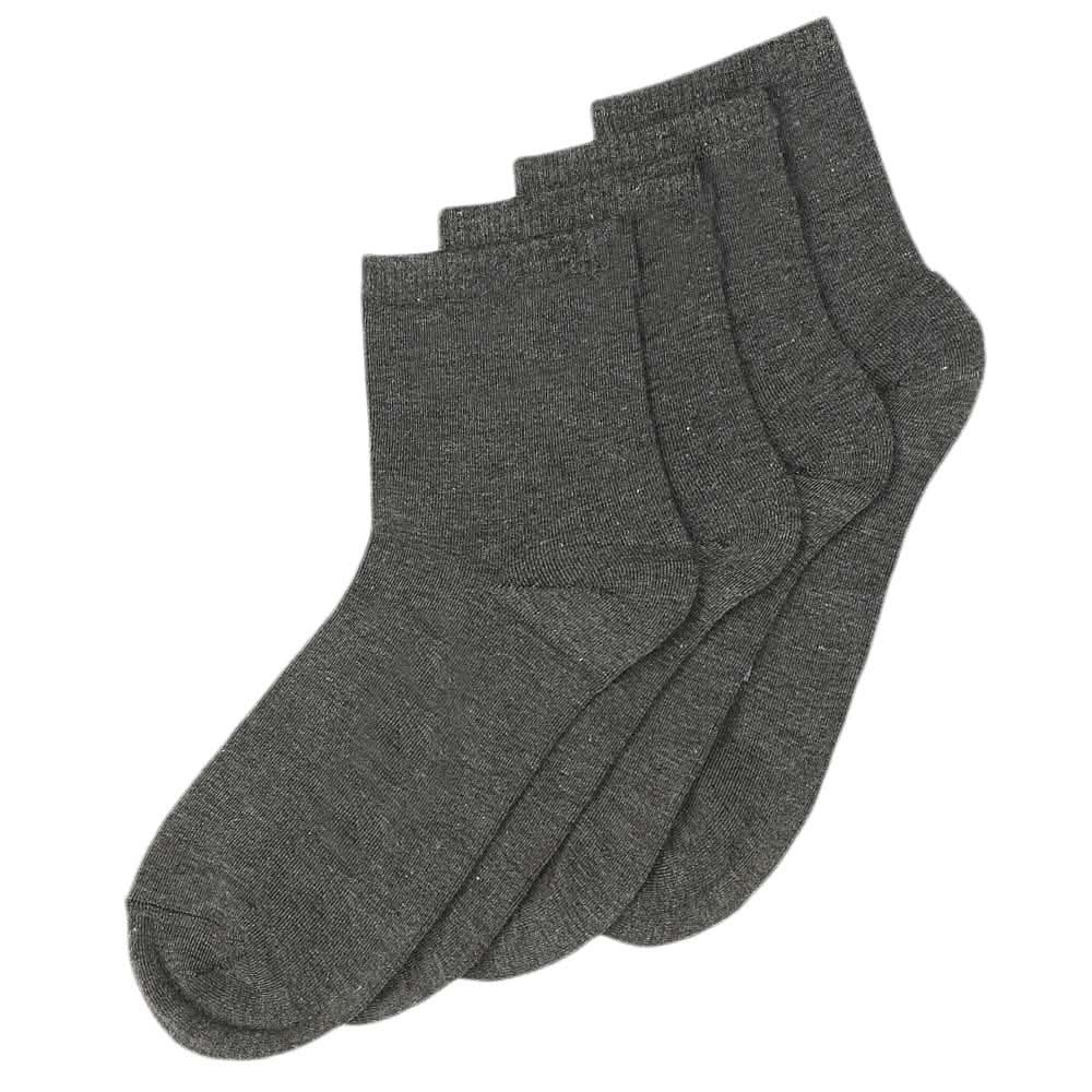 Men's Long Ankle Socks Pack Of 2 - Grey, Men, Mens Socks, Chase Value, Chase Value