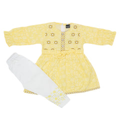 Girls Pajama Suit 1035 Yellow - A, Kids, Girls Sets And Suits, Chase Value, Chase Value