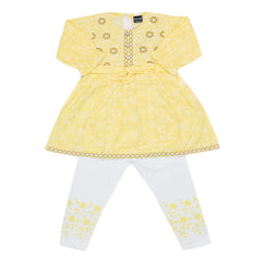 Girls Pajama Suit - Yellow, Kids, Girls Sets And Suits, Chase Value, Chase Value