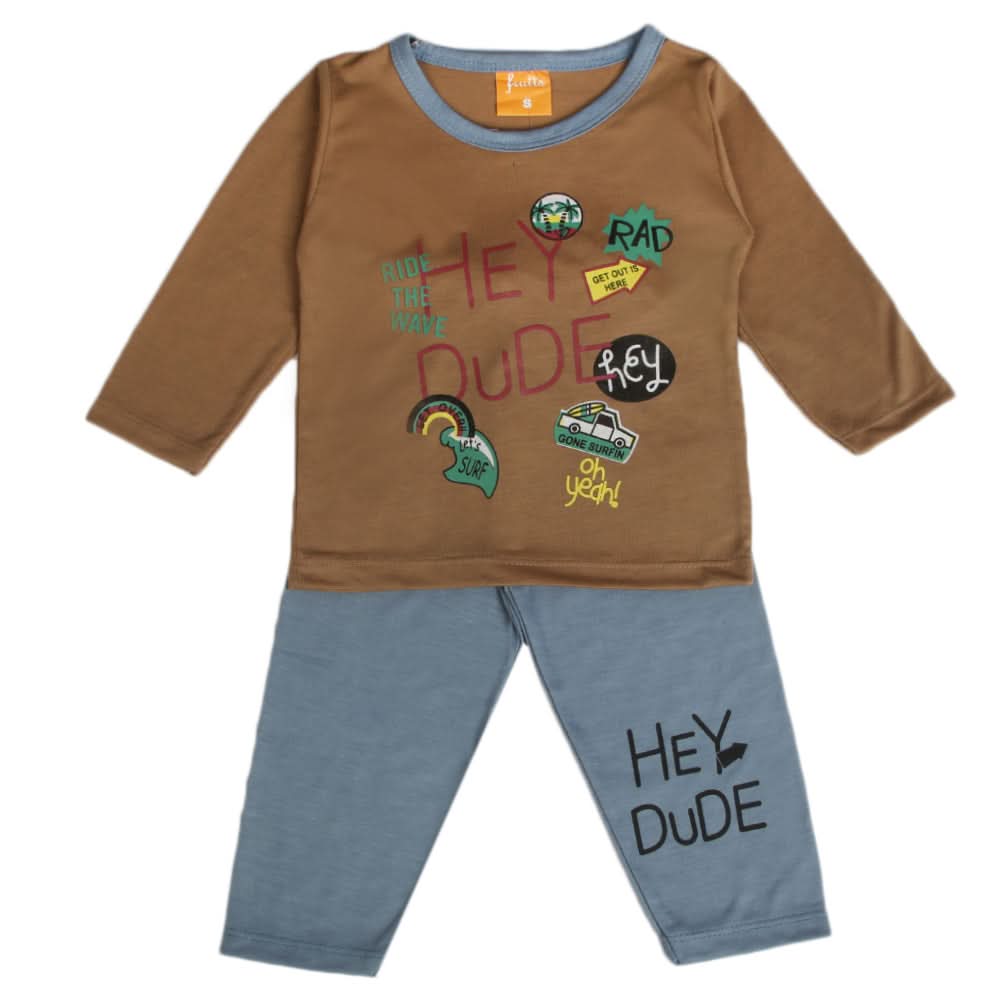 Boys Full Sleeves Suit - Brown, Boys Sets & Suits, Chase Value, Chase Value