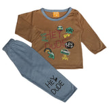 Boys Full Sleeves Suit - Brown, Boys Sets & Suits, Chase Value, Chase Value