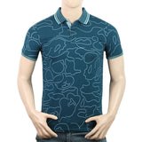 Men's Half Sleeves Polo T-Shirt - Sea Green, Men, T-Shirts And Polos, Chase Value, Chase Value