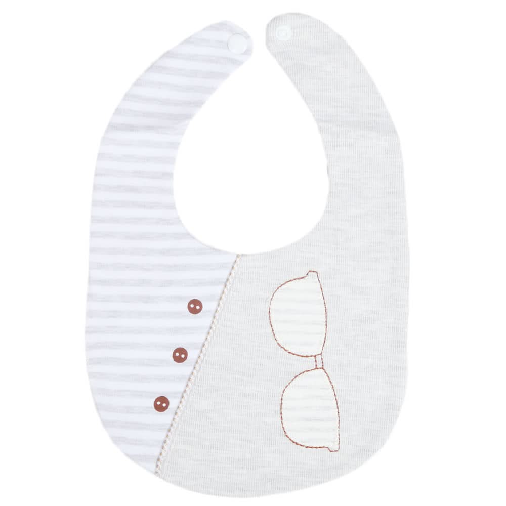 Newborn Cartoon Bib - Grey, Kids, Bibs, Chase Value, Chase Value
