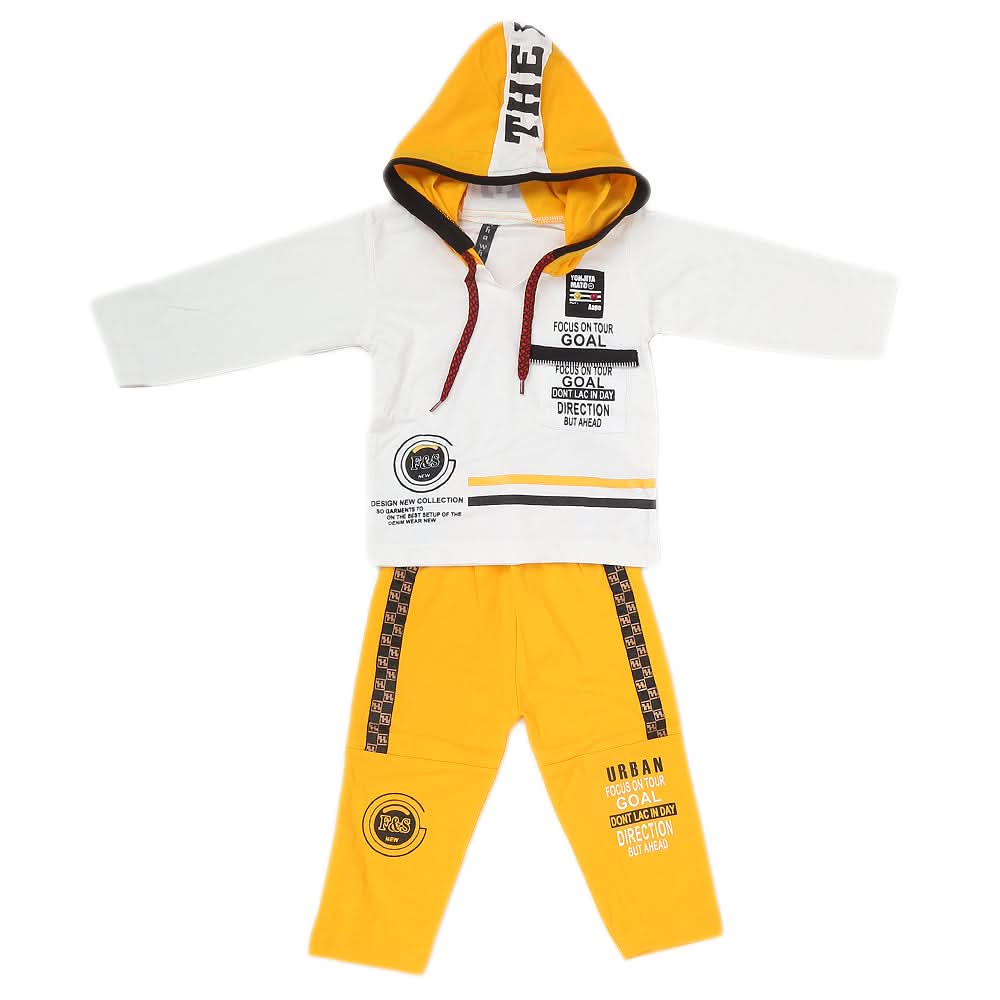 Boys Full Sleeves Suit (42608) - Yellow, Kids, Boys Sets And Suits, Chase Value, Chase Value