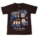 Boys Half Sleeves T-Shirt - Brown, Kids, Boys T-Shirts, Chase Value, Chase Value