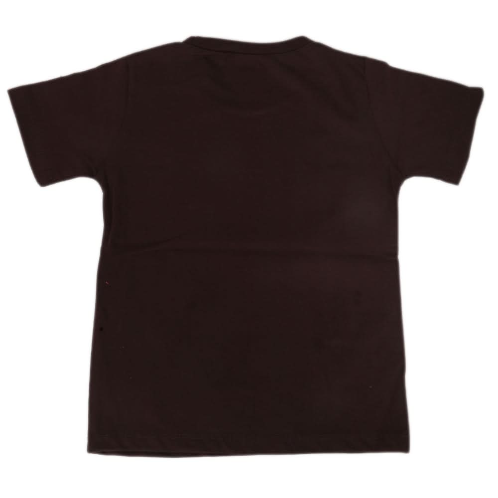 Boys Half Sleeves T-Shirt - Brown, Kids, Boys T-Shirts, Chase Value, Chase Value