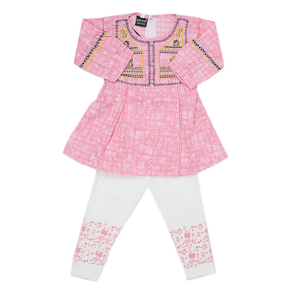 Girls Pajama Suit - Pink, Kids, Girls Sets And Suits, Chase Value, Chase Value