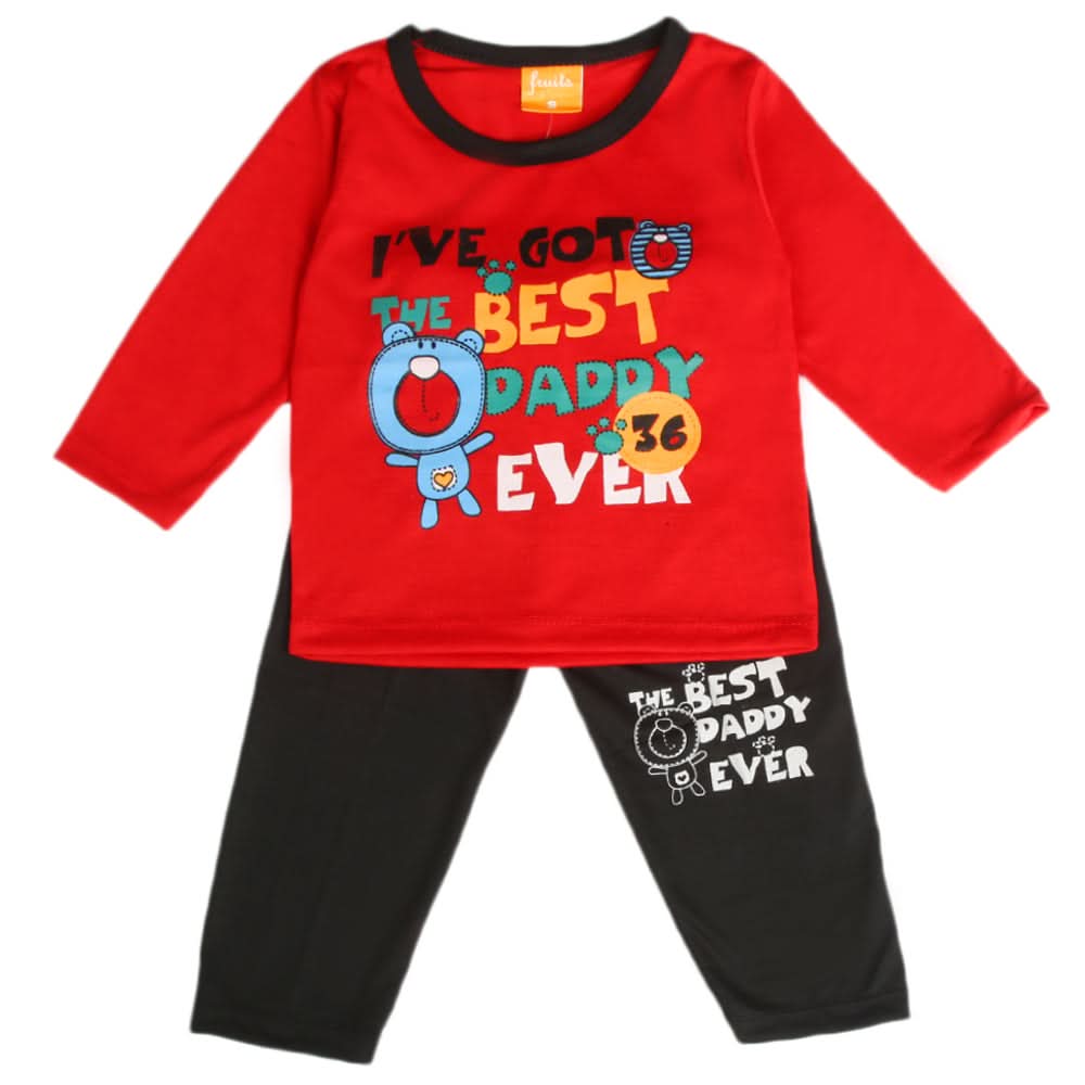 Boys Full Sleeves Suit - Red, Boys Sets & Suits, Chase Value, Chase Value