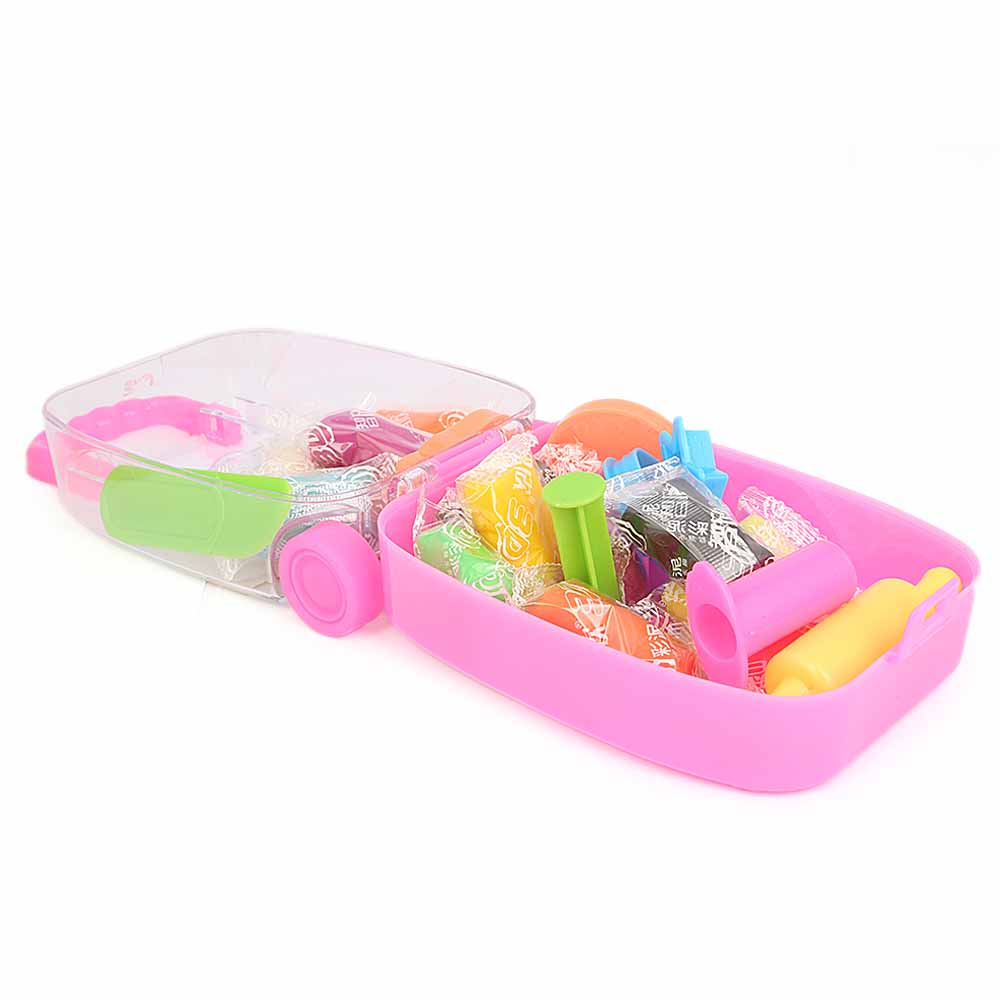 Luggage Clay Box For Kids - Pink, Kids, Clay And Slime, Chase Value, Chase Value