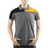 Men's Half Sleeves Polo T-Shirt - Grey, Men's T-Shirts & Polos, Chase Value, Chase Value