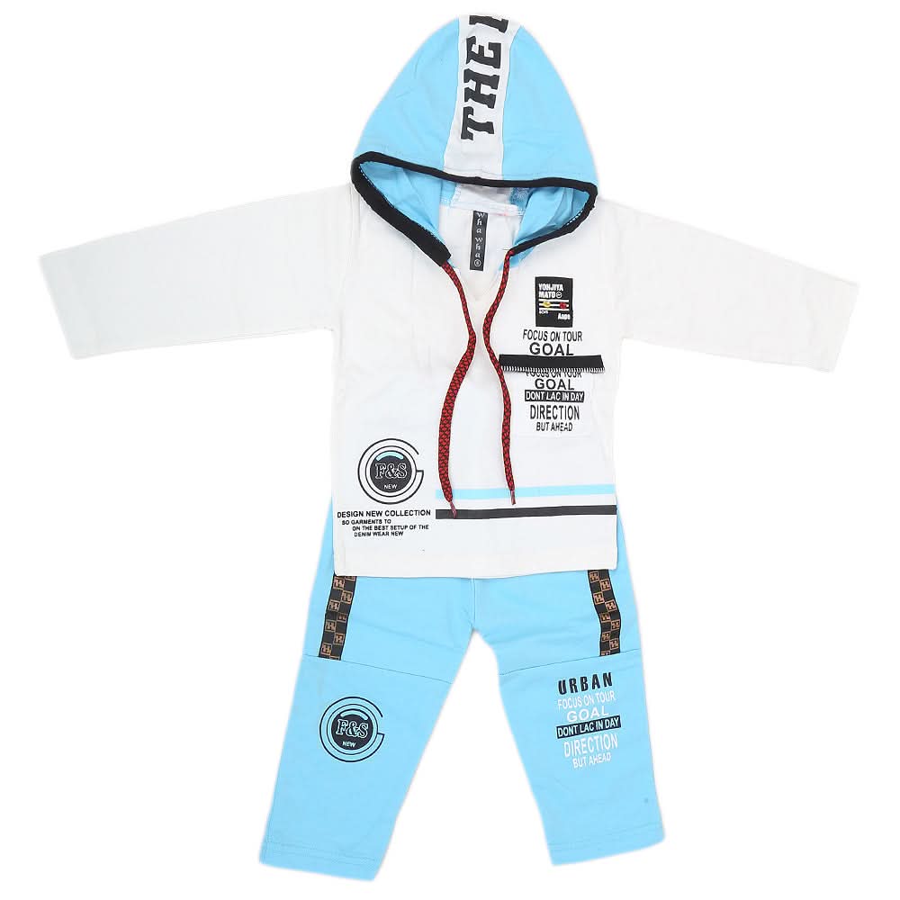 Boys Full Sleeves Suit (42608) - Blue, Kids, Boys Sets And Suits, Chase Value, Chase Value
