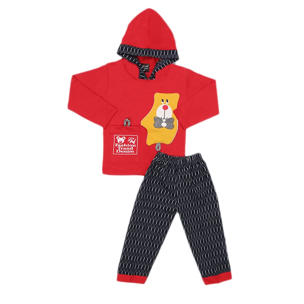 Boys Pajamas Suits 2210  - Red, Kids, Boys Sets And Suits, Chase Value, Chase Value