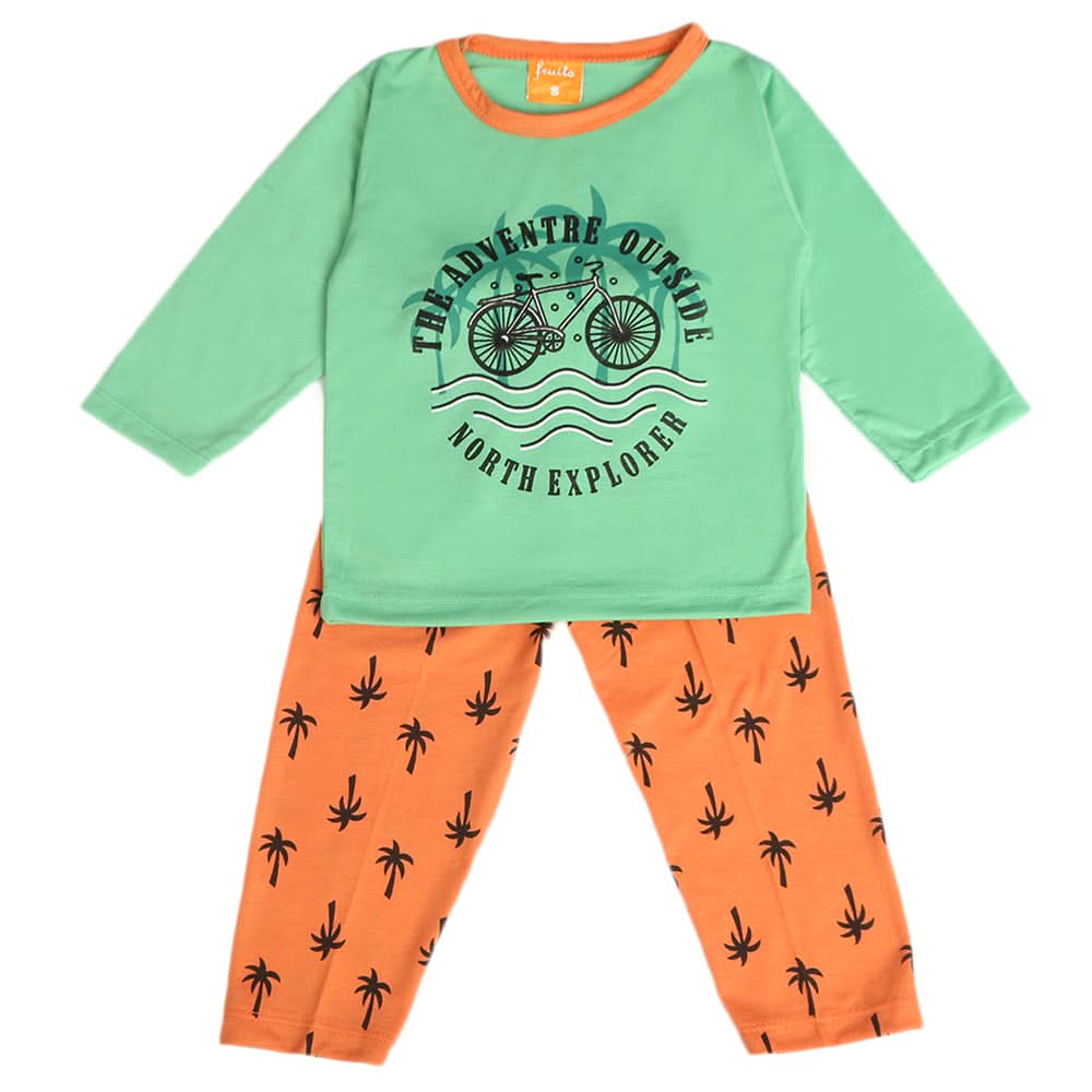 Boys Full Sleeves Suit - Green, Boys Sets & Suits, Chase Value, Chase Value