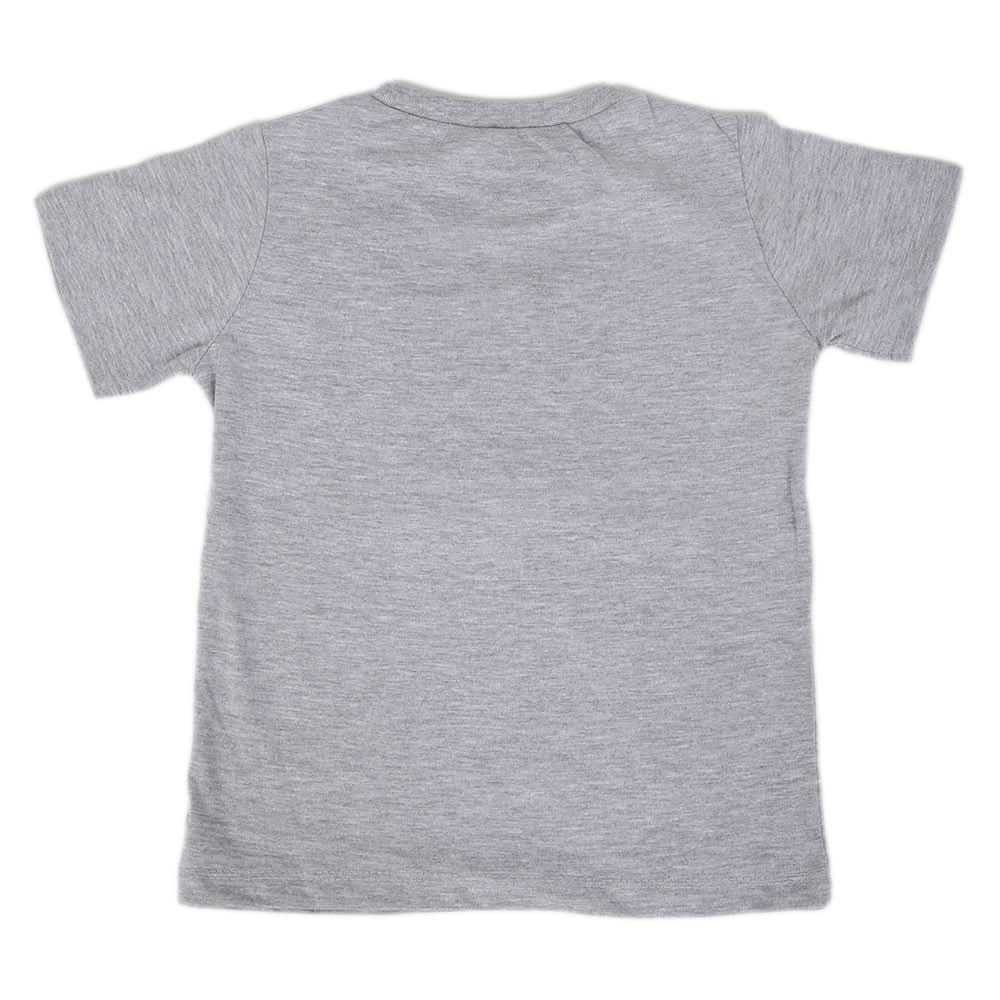 Boys Half Sleeves T-Shirt - Grey, Kids, Boys T-Shirts, Chase Value, Chase Value