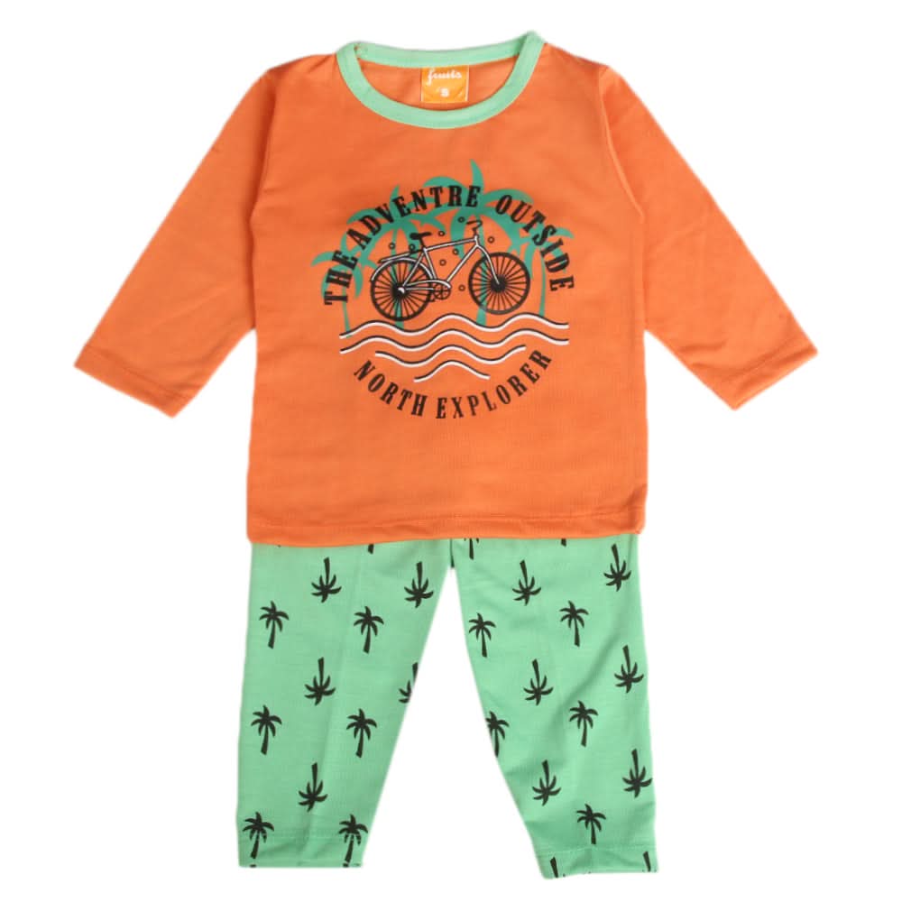 Boys Full Sleeves Suit - Orange, Boys Sets & Suits, Chase Value, Chase Value