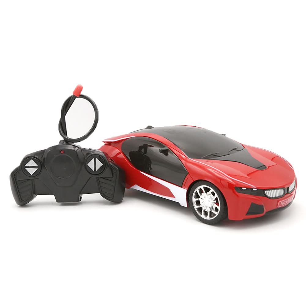 Remote Control Car 3D Light - Red, Kids, Remote Control, Chase Value, Chase Value