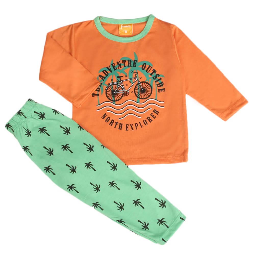 Boys Full Sleeves Suit - Orange, Boys Sets & Suits, Chase Value, Chase Value