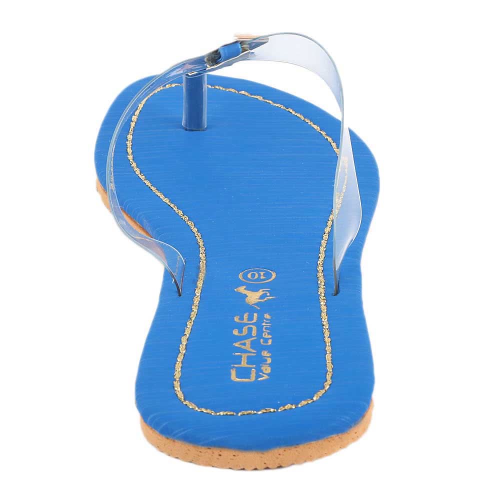 Women's Slipper (SA-08) - Blue, Women, Slippers, Chase Value, Chase Value