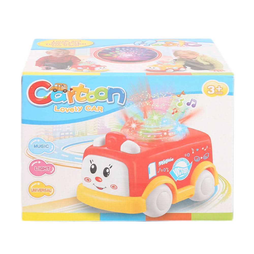 Musical Car Toy - Red, Kids, Non-Remote Control, Chase Value, Chase Value