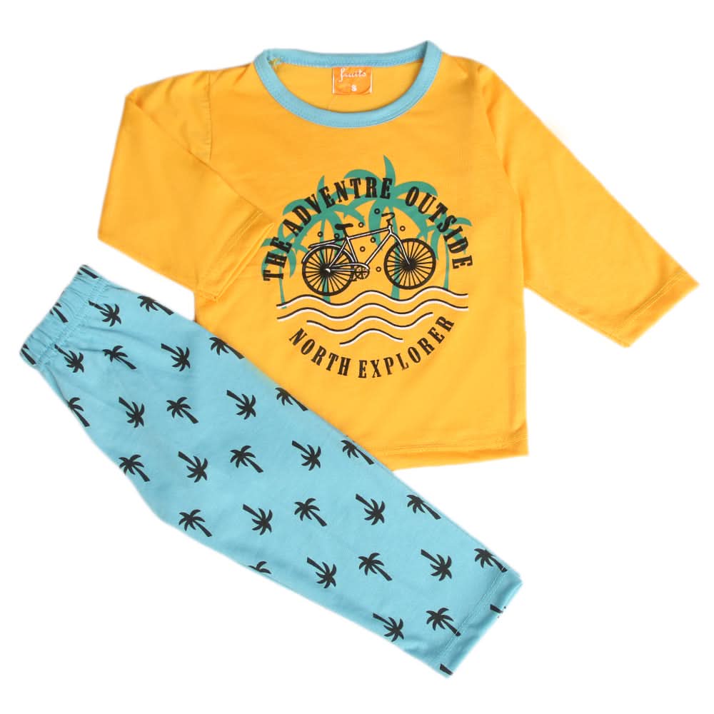 Boys Full Sleeves Suit - Yellow, Boys Sets & Suits, Chase Value, Chase Value