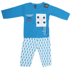 Boys Full Sleeves Suit (42414) - Blue, Kids, Boys Sets And Suits, Chase Value, Chase Value