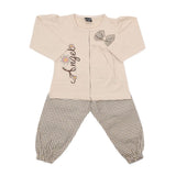 Girls Pajama Suit Lyc 1058 Beige - A, Kids, Girls Sets And Suits, Chase Value, Chase Value