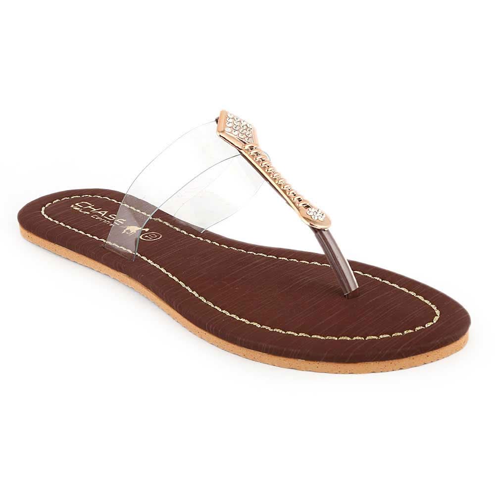 Women's Slipper (SA-08) - Brown, Women, Slippers, Chase Value, Chase Value