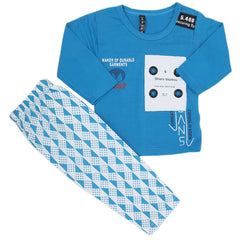 Boys Full Sleeves Suit (42414) - Blue, Kids, Boys Sets And Suits, Chase Value, Chase Value