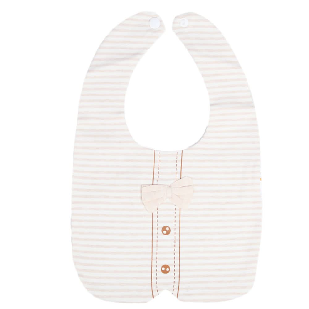 Newborn Cartoon Bib - Beige, Kids, Bibs, Chase Value, Chase Value