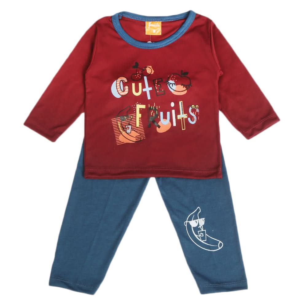 Boys Full Sleeves Suit - Maroon, Boys Sets & Suits, Chase Value, Chase Value