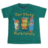 Boys Half Sleeves T-Shirt - Green, Kids, Boys T-Shirts, Chase Value, Chase Value