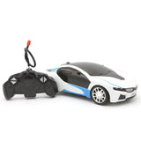 Remote Control Car 3D Light - White, Kids, Remote Control, Chase Value, Chase Value