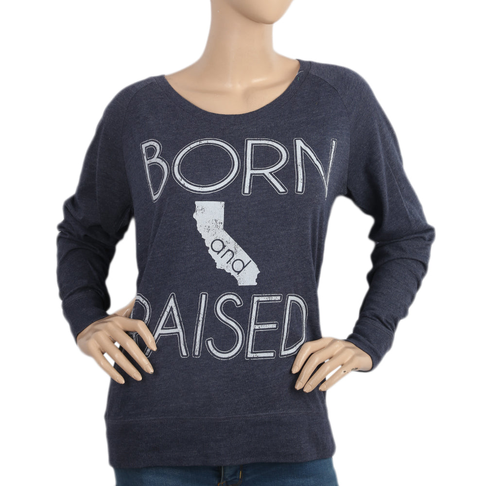 Women's Full Sleeves T-Shirt - Dark Grey, Women, T-Shirts And Tops, Chase Value, Chase Value