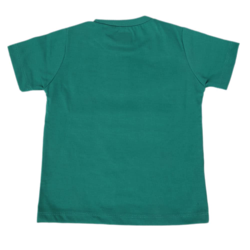 Boys Half Sleeves T-Shirt - Green, Kids, Boys T-Shirts, Chase Value, Chase Value