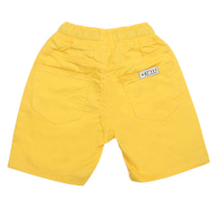 Boys Cotton Short - Yellow, Kids, Boys Shorts, Chase Value, Chase Value