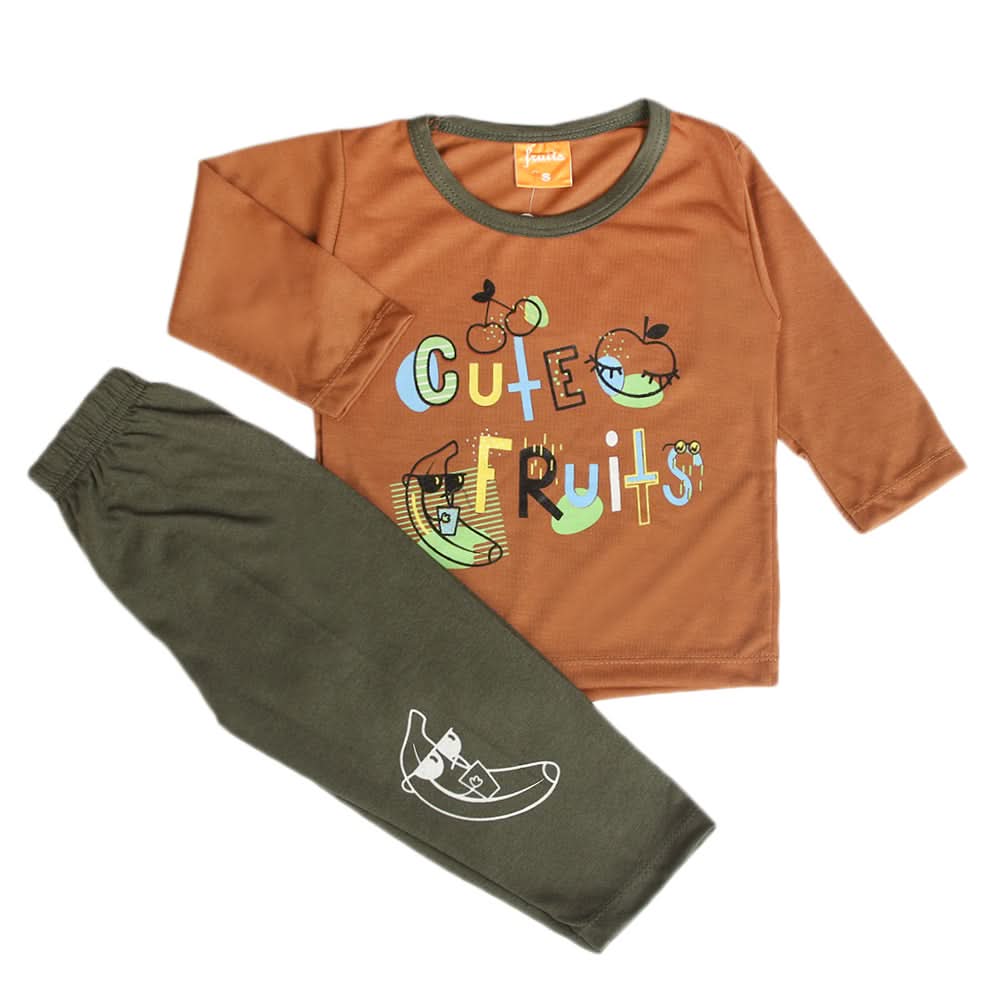 Boys Full Sleeves Suit - Brown, Boys Sets & Suits, Chase Value, Chase Value