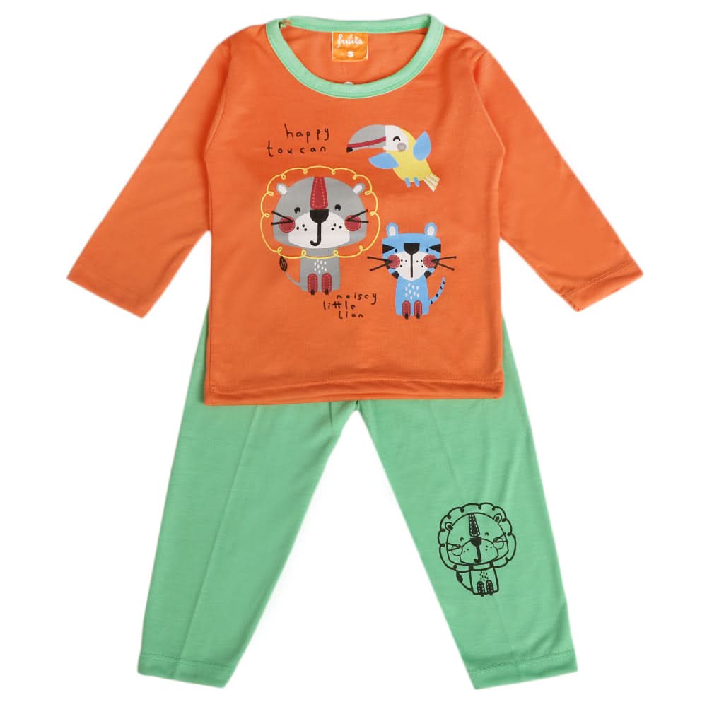 Boys Full Sleeves Suit - Orange, Boys Sets & Suits, Chase Value, Chase Value