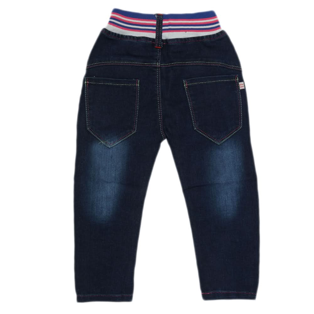 Girl's Denim Pant - Blue, Kids, Pants And Capri, Chase Value, Chase Value