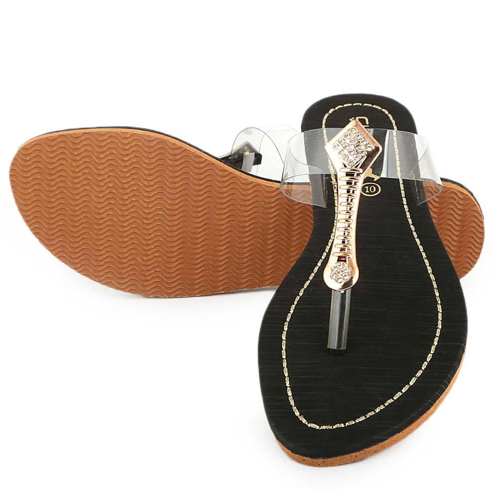 Women's Slipper (SA-08) - Black, Women, Slippers, Chase Value, Chase Value