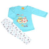 Girls Full Sleeves Suit - Sea Green, Girls Suits, Chase Value, Chase Value