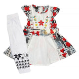 Girls 2 Pcs Half Sleeves Suit - Multi, Kids, Girls Sets And Suits, Chase Value, Chase Value
