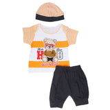 Newborn Boys Half Sleeves Suits - Orange, Kids, Newborn Boys Sets And Suits, Chase Value, Chase Value