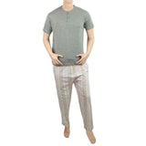 Men's Night Sleep Suit - Green, Men, Nightwear, Chase Value, Chase Value