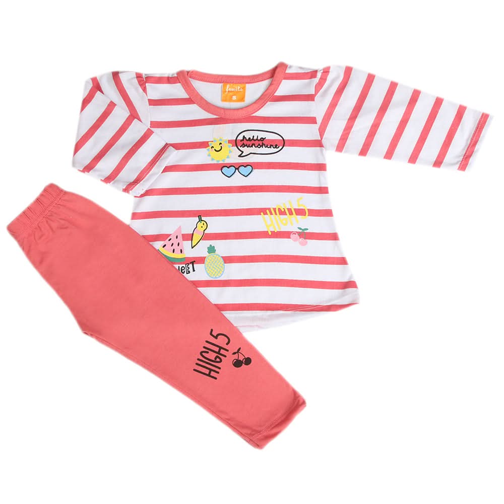 Girls Full Sleeves Suit - Dark Pink, Girls Suits, Chase Value, Chase Value