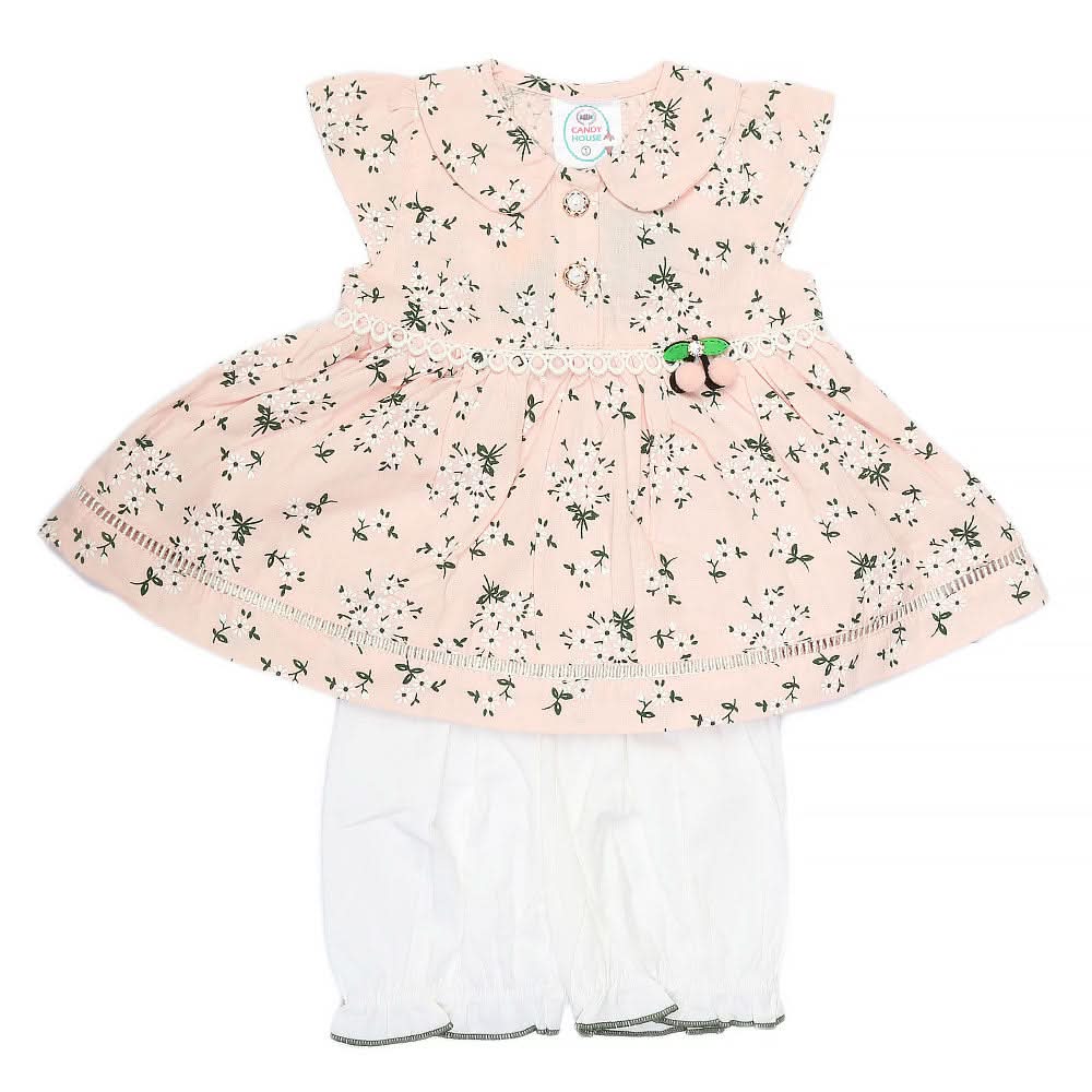 Newborn Girls Suit 2Pcs -Pink, Kids, NB Girls Sets And Suits, Chase Value, Chase Value