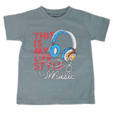 Boys Half Sleeves Jersey T-Shirt 4142 - Steel Grey, Kids, Boys T-Shirts, Chase Value, Chase Value