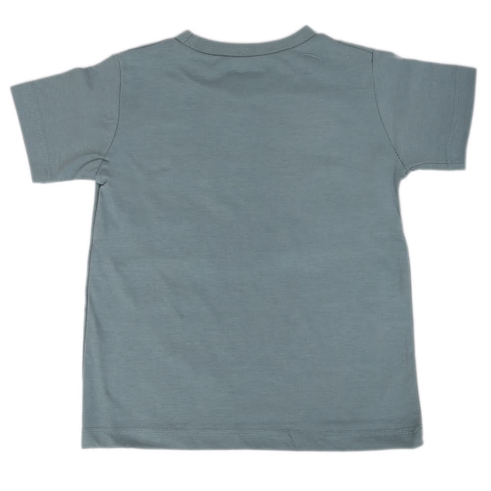 Boys Half Sleeves Jersey T-Shirt 4142 - Steel Grey, Kids, Boys T-Shirts, Chase Value, Chase Value